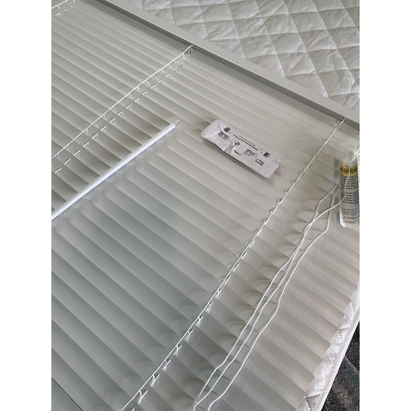 UNITED SHADE 39’’ W X 53’’ H 1" WHITE RV SHADE METAL HEAVY DUTY NEW ADJUSTABlE😀 - Picture 12 of 12